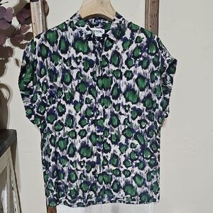 ESSENTIEL ANTWERP LEOPARD PRINT TOP